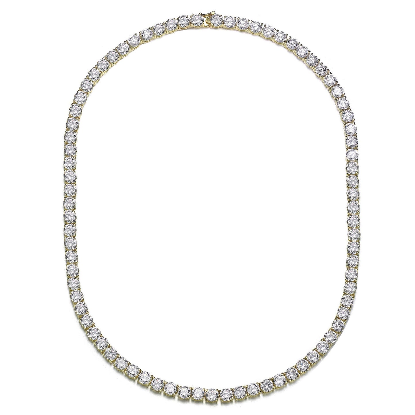 14k SIGNATURE TENNIS NECKLACE