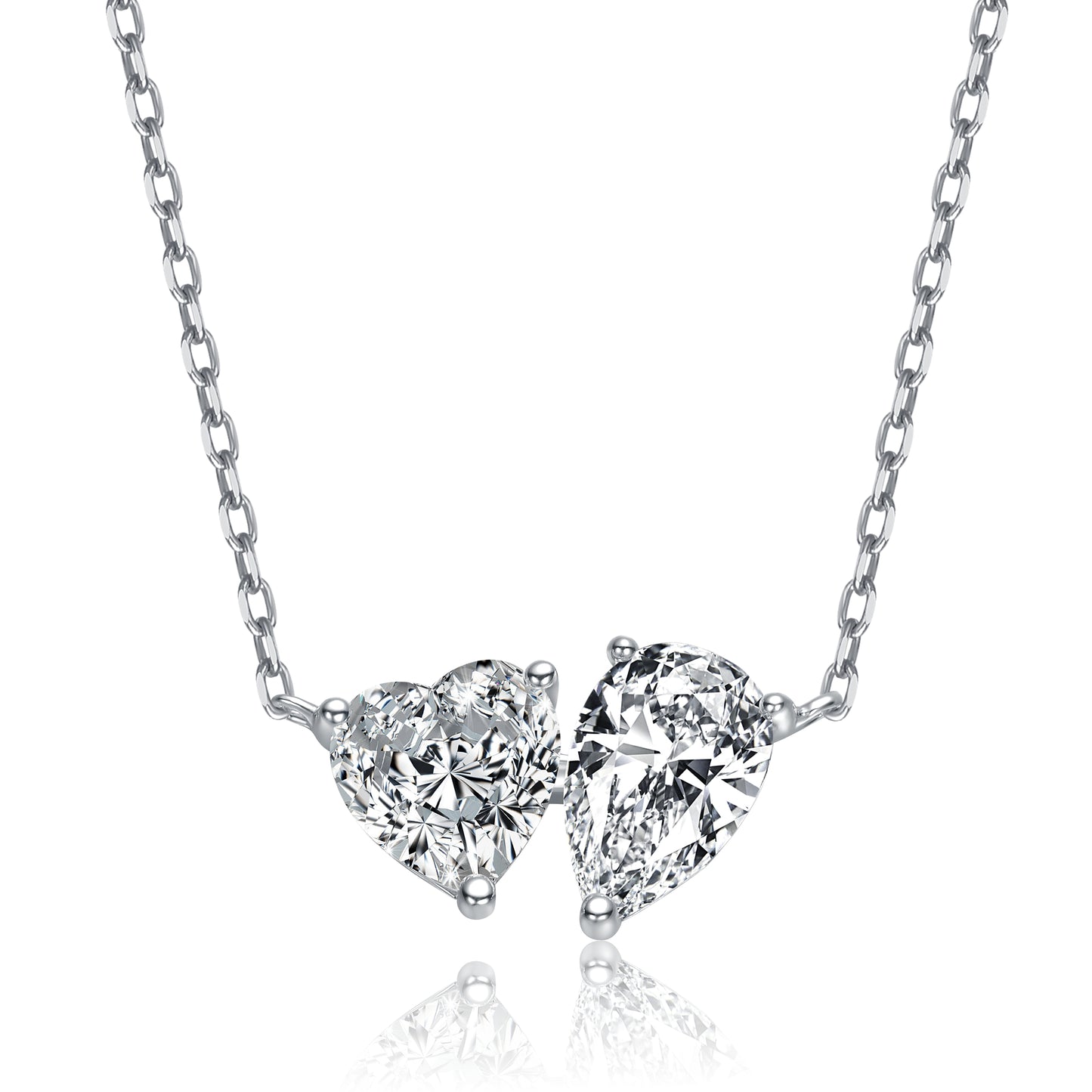 Marie's Captivating Two Stone Necklace