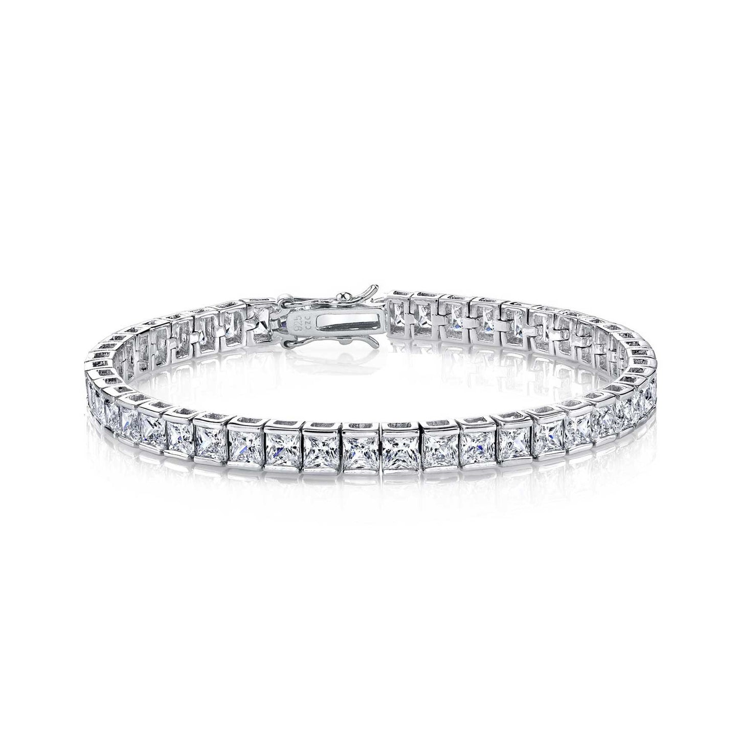 CZ 3MM Channel Setting Tennis Bracelet